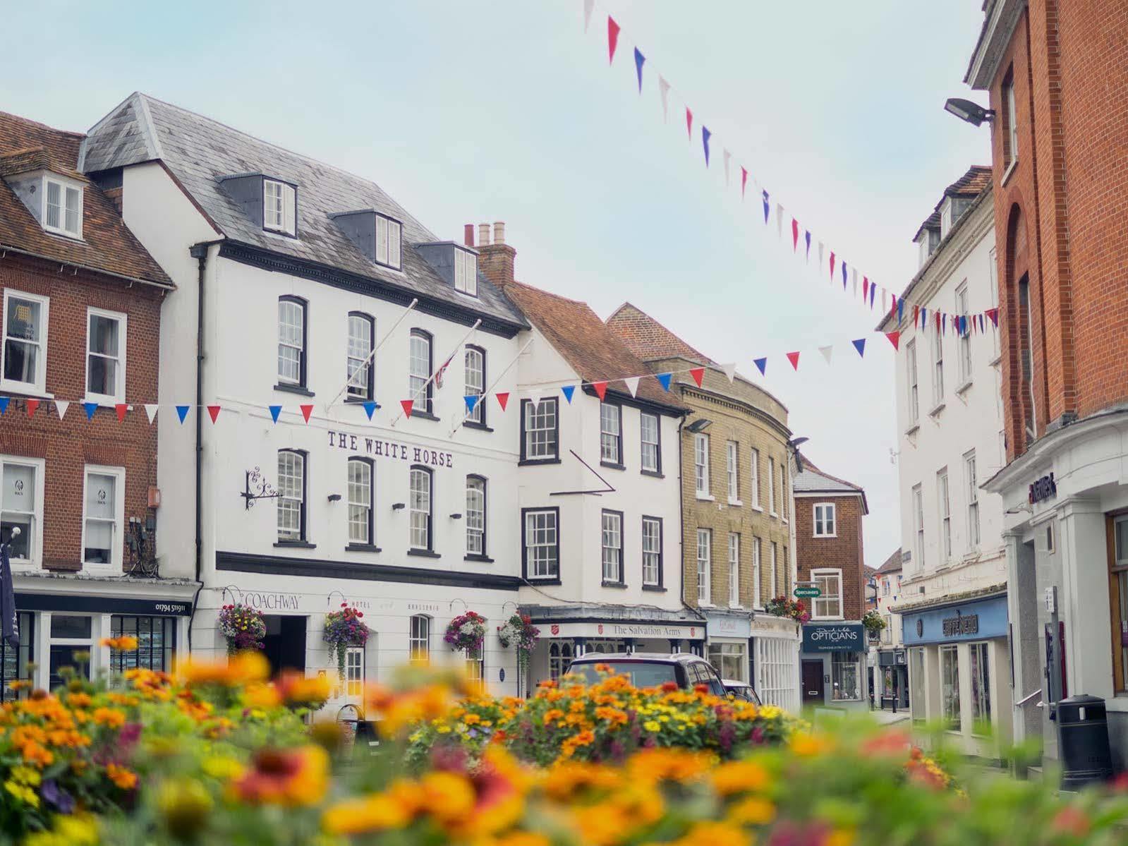 The White Horse Hotel, Romsey, Hampshire Exterior foto